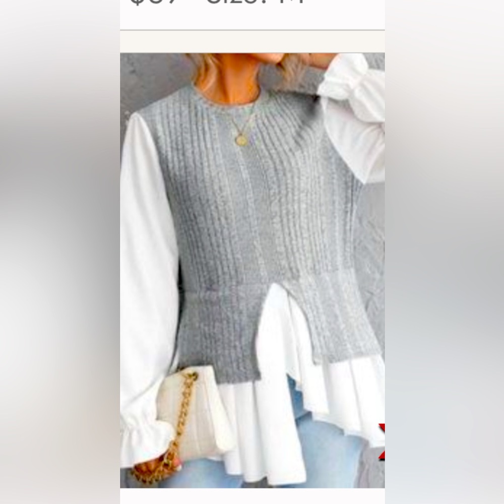 Minimalist Chic Flounce Sleeve Blouse